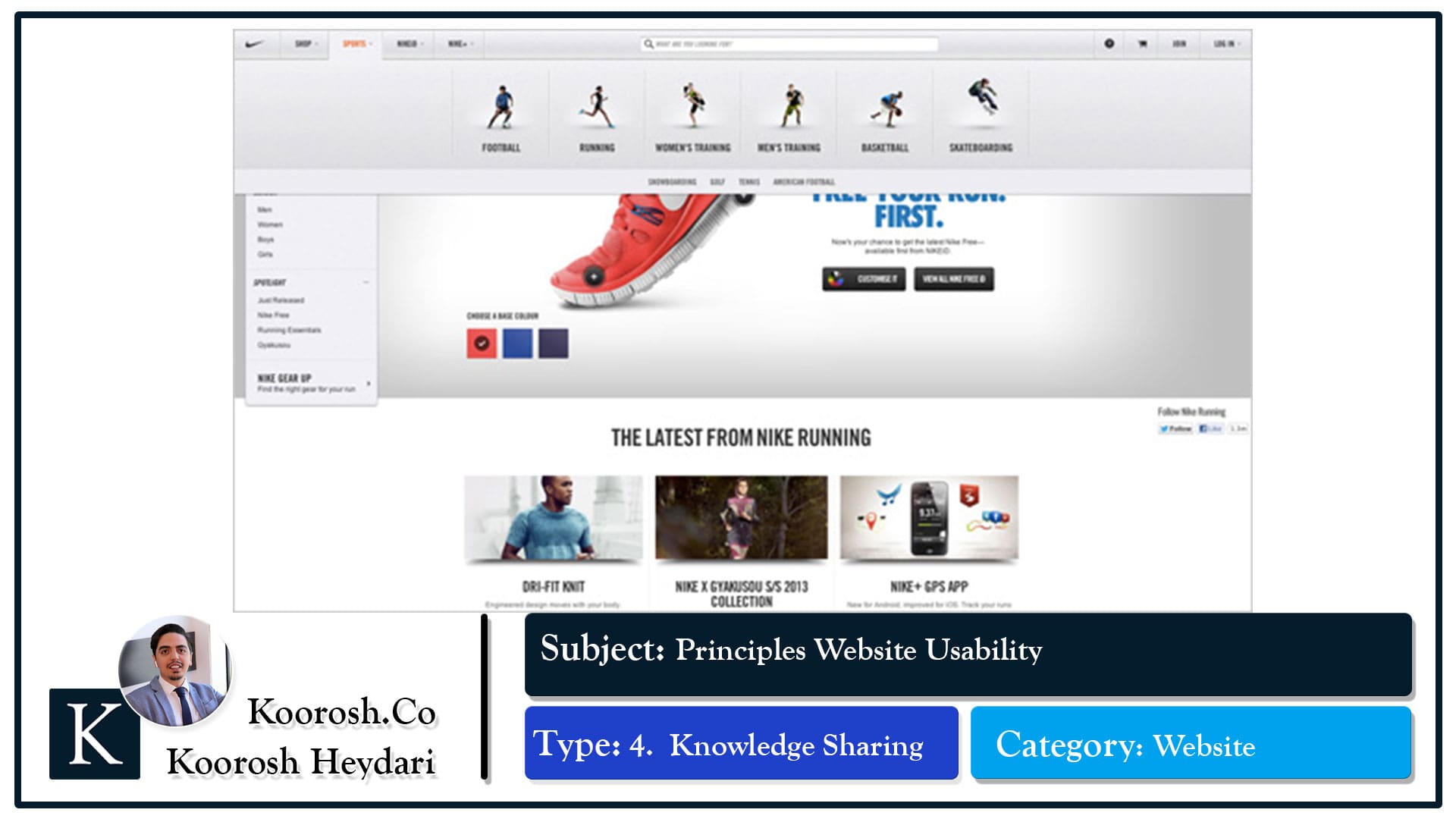 اعتبار وبسایت نایکی از محتوا اعتبار وبسایت نایکی از محتوا