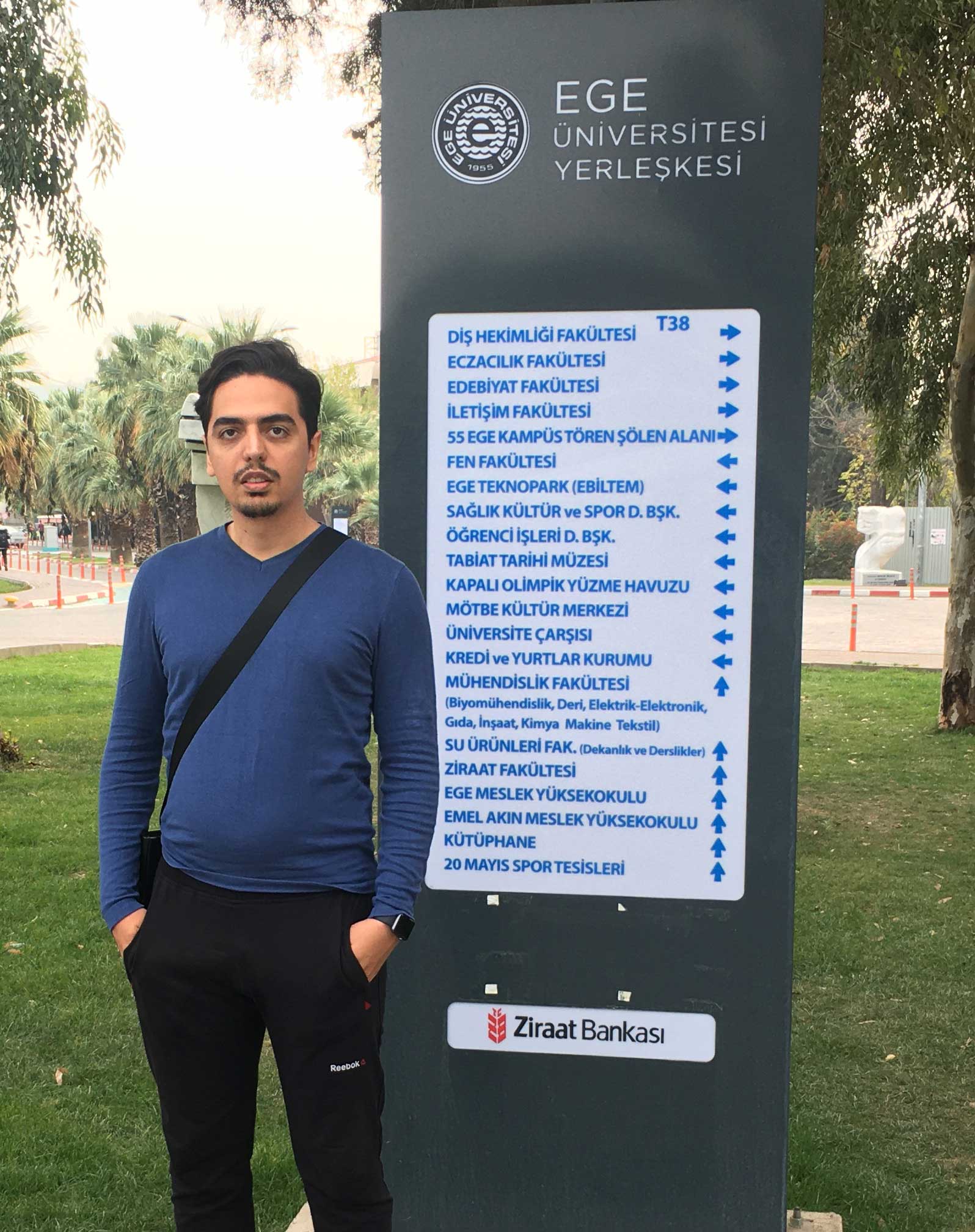 Koorosh Heydari in ege university business school